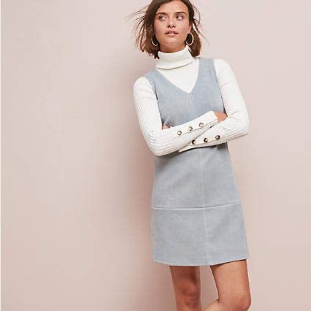 Women's Light Blue Sleeveless Mini Dress
